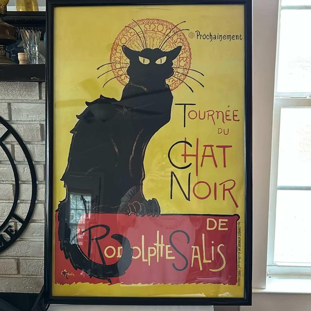Iconic Black Cat Cabaret Poster